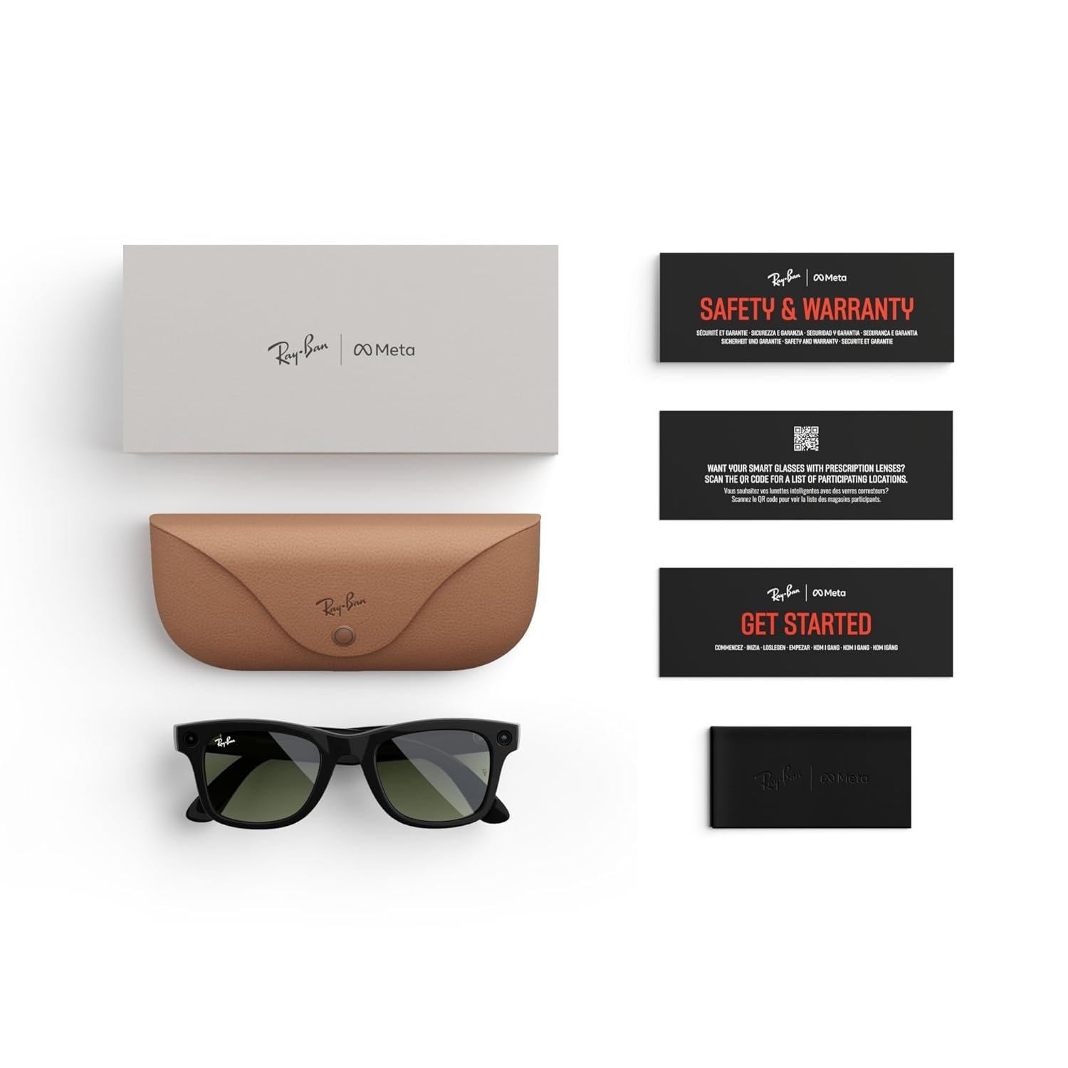 Ray-Ban Meta (Gen 1), Wayfarer, Large Shiny Black - Image 3